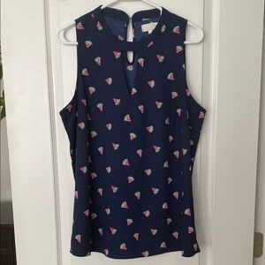 MUDPIE 🍉 watermelon sleeveless blouse